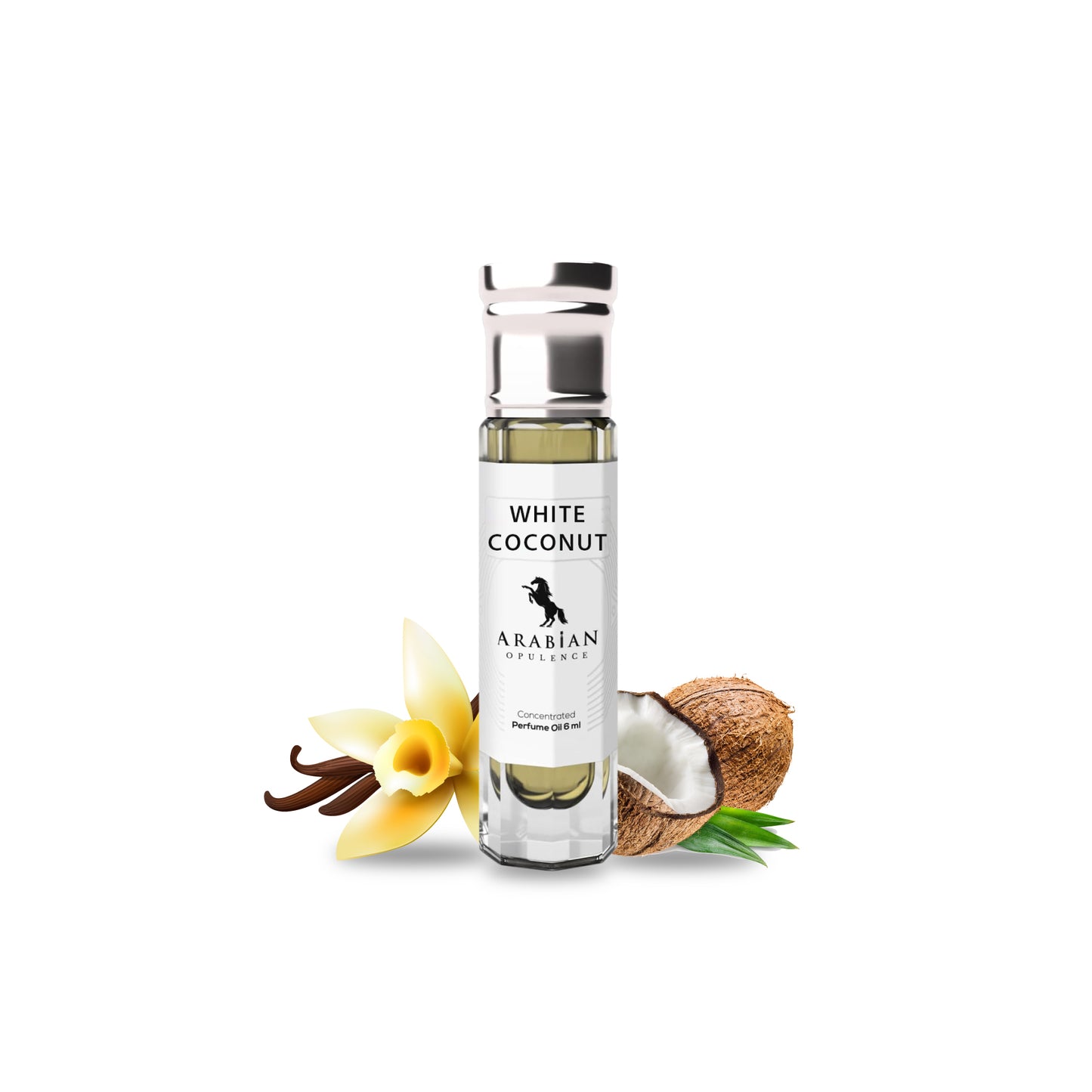 FR303 WHITE COCONUT - A Refreshing Floral Fruity Unisex Perfume Body Oil | Long-Lasting Alcohol-Free Fragrance