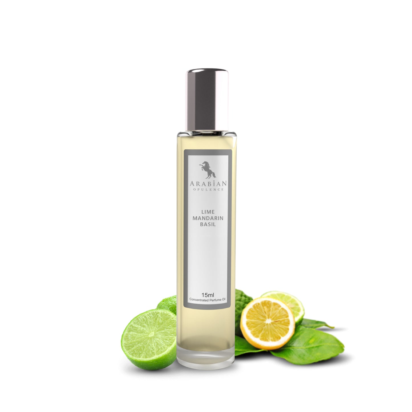 FR187, LIME MANDARIN BASIL - peppery basil and aromatic white thyme Perfume Body Oil For Men | Long-Lasting Alcohol-Free Fragrance