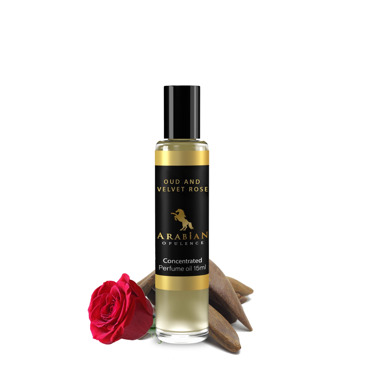 FR288 OUD AND VELVET ROSE - Oriental Floral Unisex Perfume Body Oil | Long-Lasting Alcohol-Free Fragrance