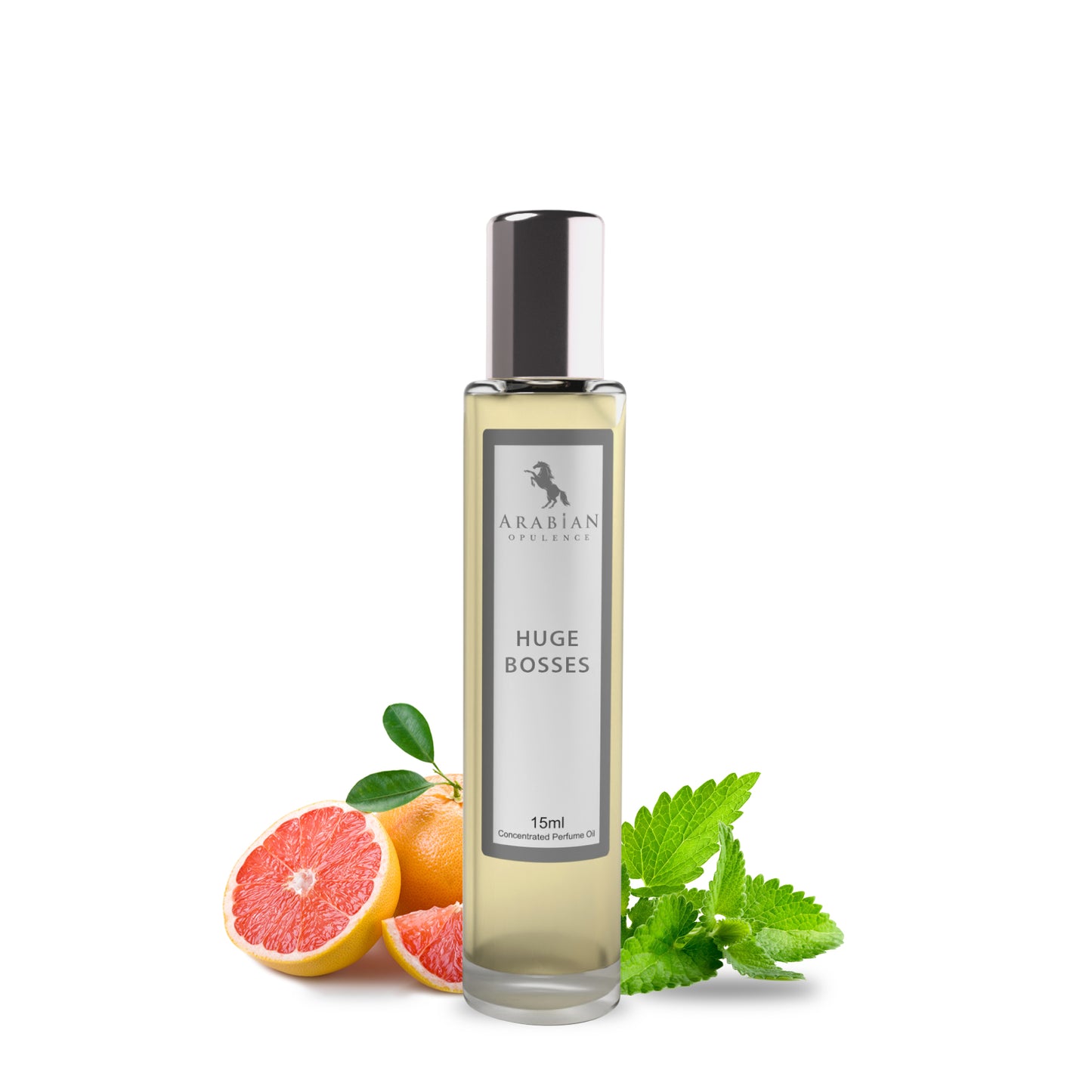 FR142 HUGE BOSSES - An Aromatic Green Perfume Body Oil For Men| Long-Lasting Alcohol-Free Fragrance