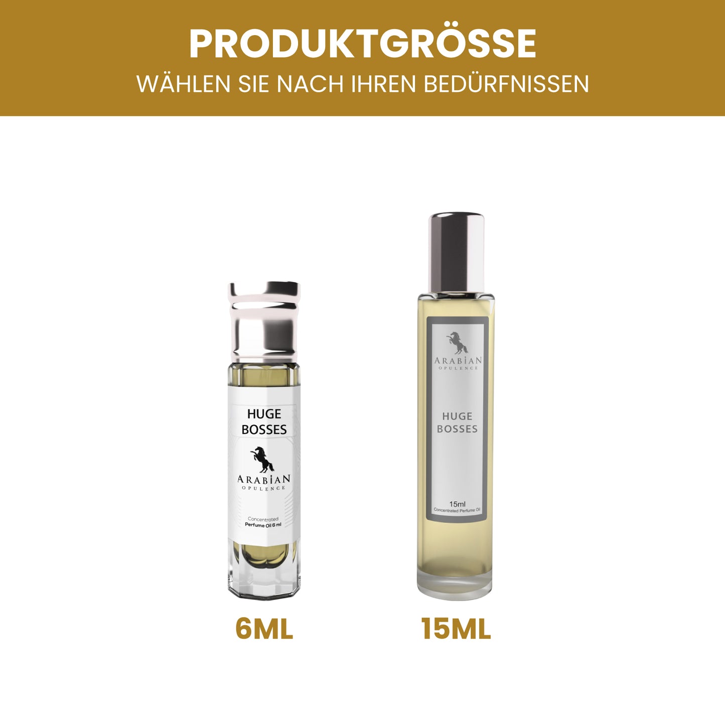 FR142 HUGE BOSSES - An Aromatic Green Perfume Body Oil For Men| Long-Lasting Alcohol-Free Fragrance