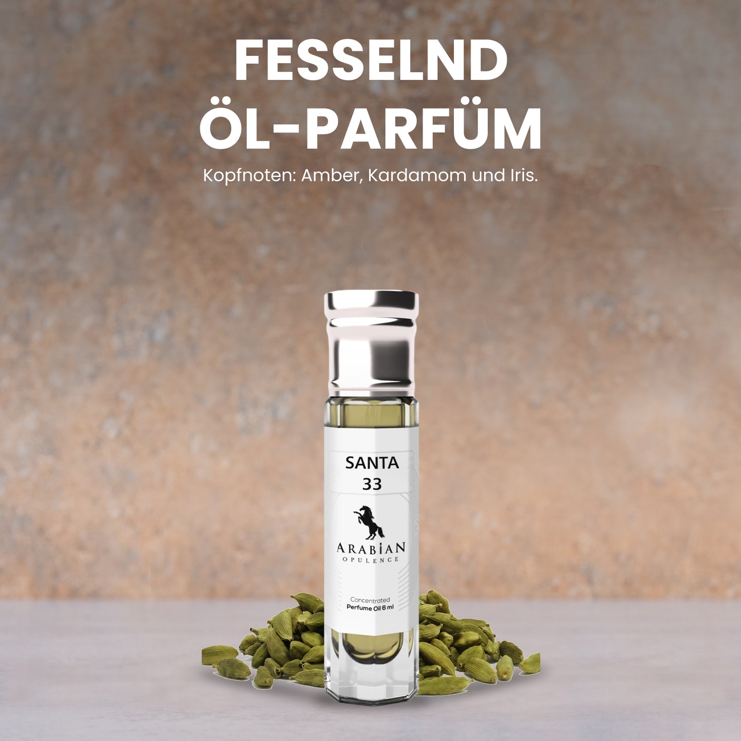FR347 SANTA 33 - Woody Aromatic Unisex Perfume Body Oil | Long-Lasting Alcohol-Free Fragrance