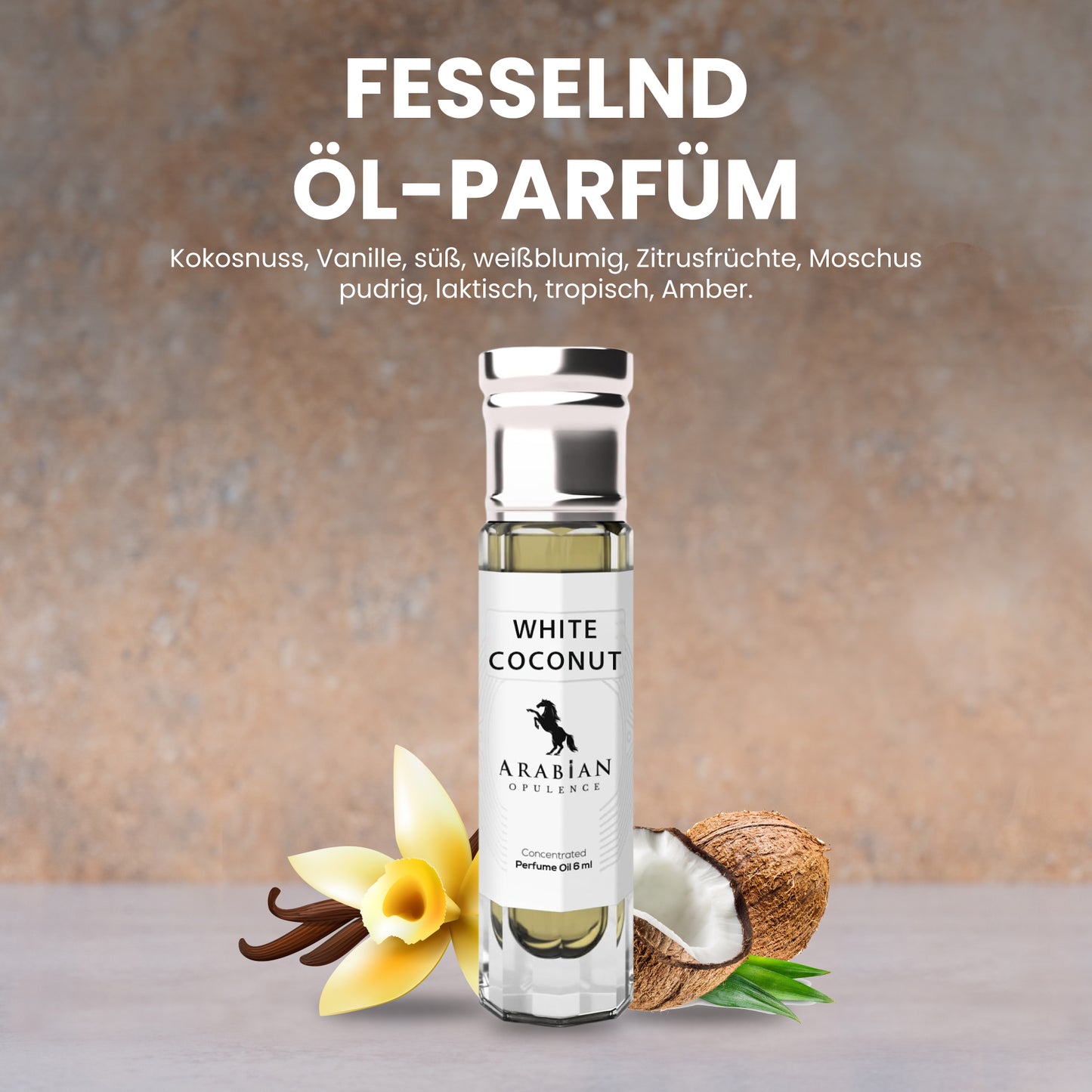 FR303 WHITE COCONUT - A Refreshing Floral Fruity Unisex Perfume Body Oil | Long-Lasting Alcohol-Free Fragrance