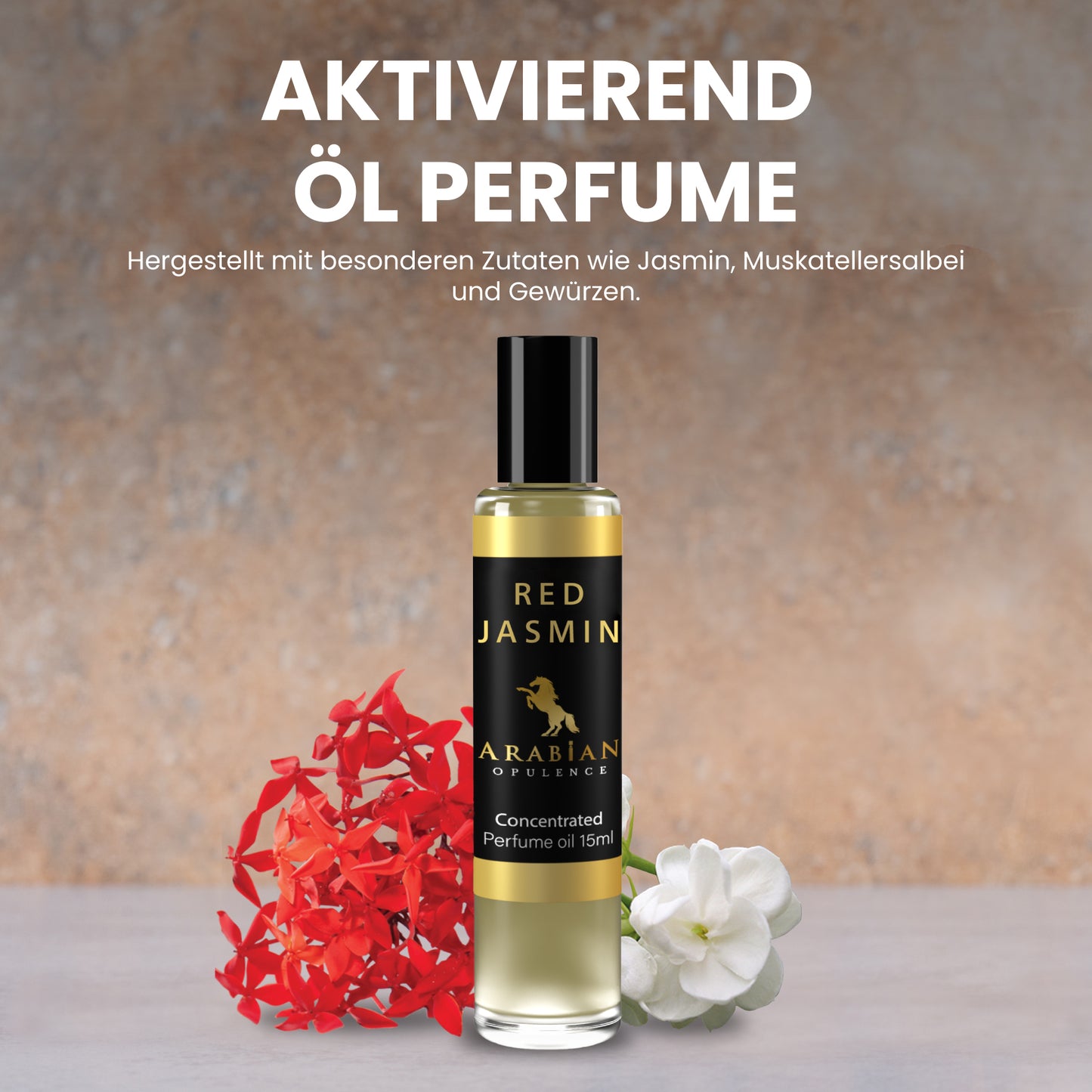 FR162 RED JASMIN - An Amber FloralPerfume Body Oil For Women| Long-Lasting Alcohol-Free Fragrance