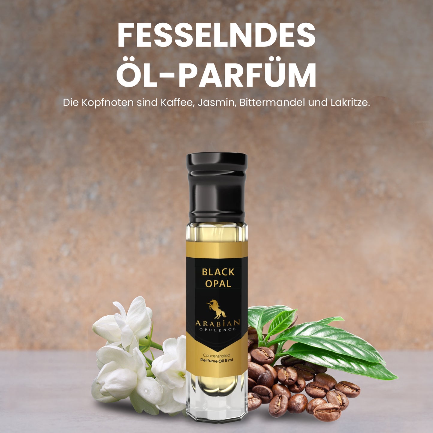 FR49 BLACK OPAL Oriental Vanilla Perfume Body Oil For Women| Long-Lasting Alcohol-Free Fragrance