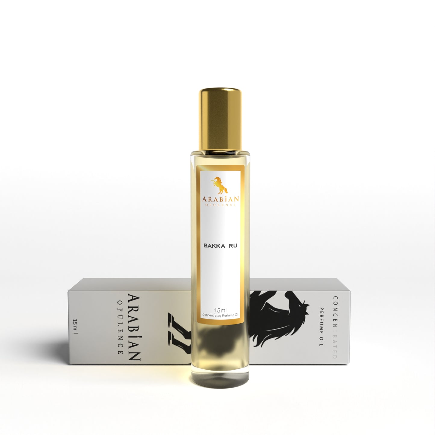 CRISTAL ROUGE BAKKA 5540 - Unisex Amber Floral Roll-On Body Perfume Oil | Long-Lasting Alcohol-Free Fragrance