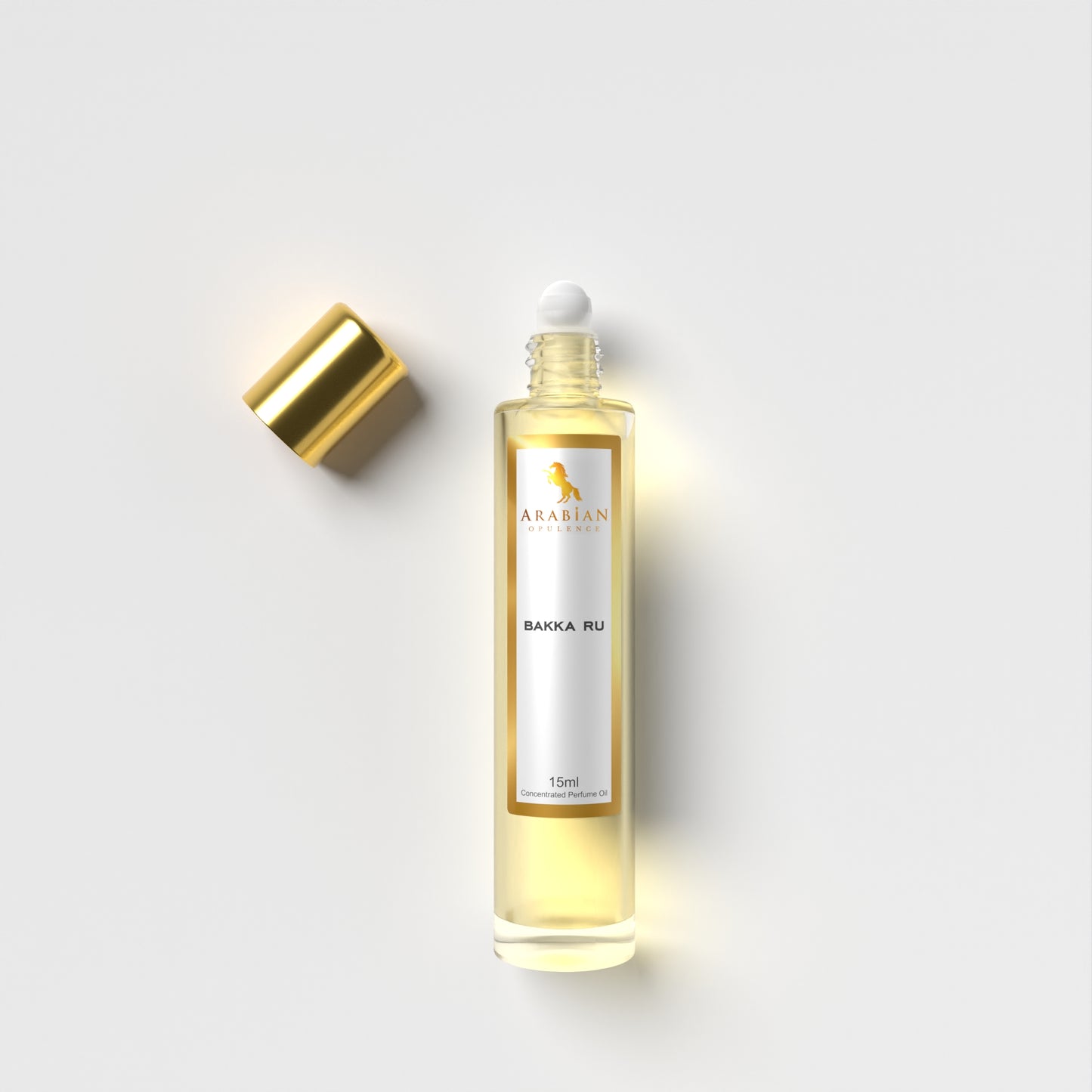 CRISTAL ROUGE BAKKA 5540 - Unisex Amber Floral Roll-On Body Perfume Oil | Long-Lasting Alcohol-Free Fragrance
