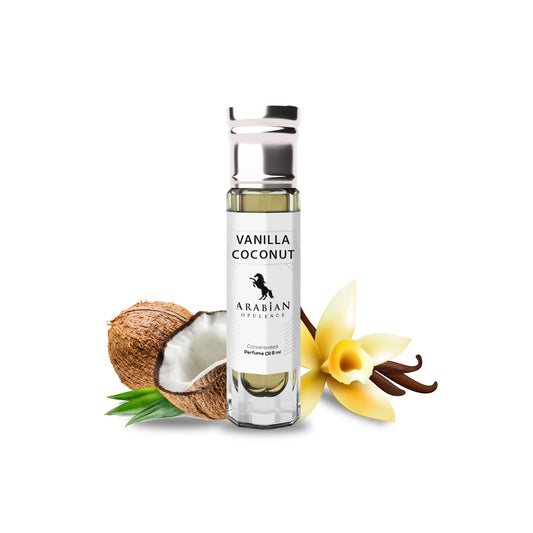 FR291 VANILLA COCONUT, PERFUME OIL FOR MEN AND WOMEN 6ml Roll-on Bottle Arabian Opulence