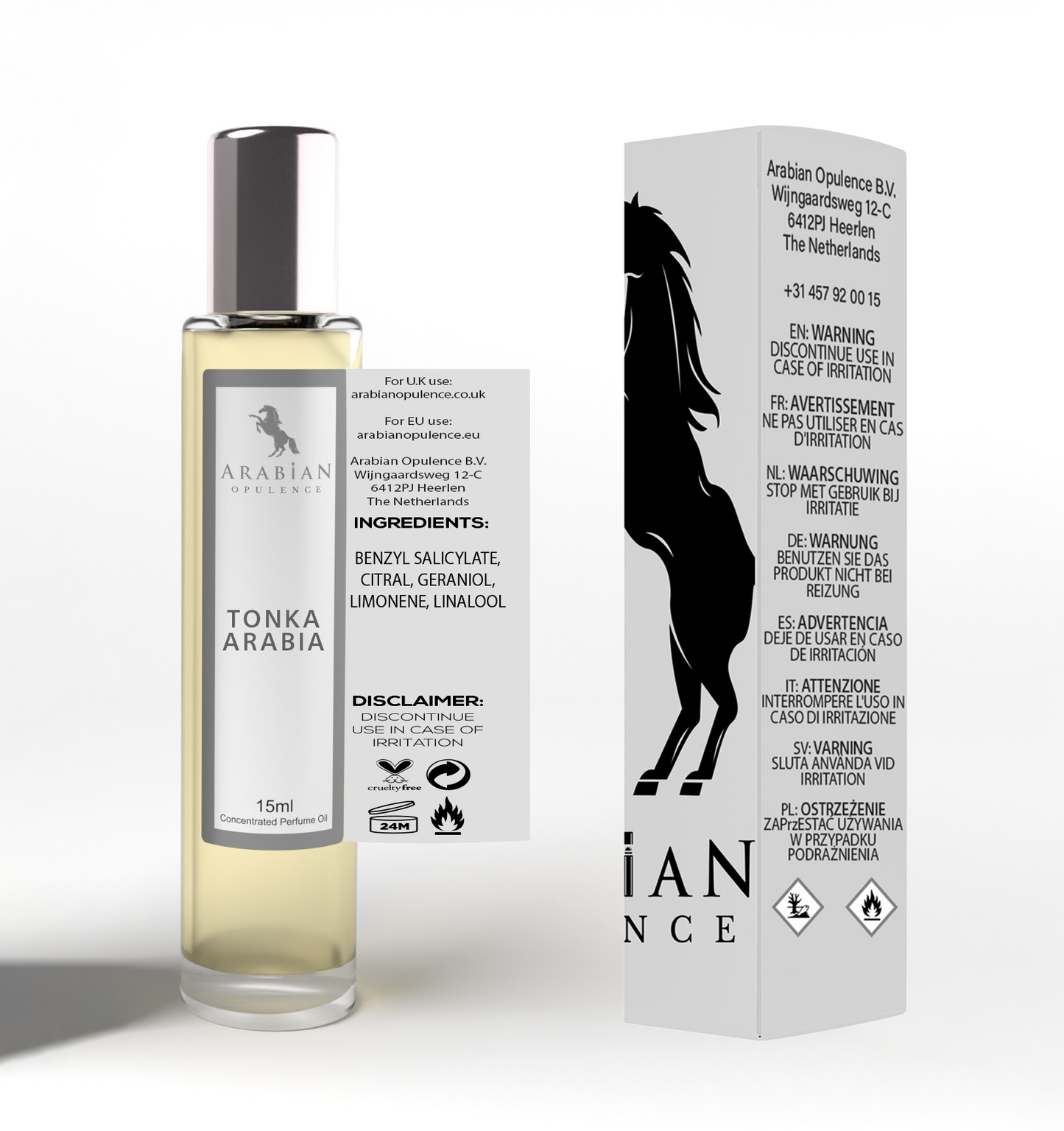TONKA ARABIA - An Oriental Woody Unisex Perfume Body Oil | Long-Lasting Alcohol-Free Fragrance
